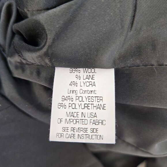 Theory Wool Blend One Button Blazer Jacket Size 6 - Picture 7 of 7